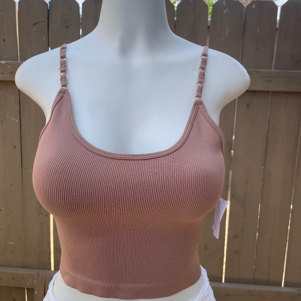 Brown Crop Top